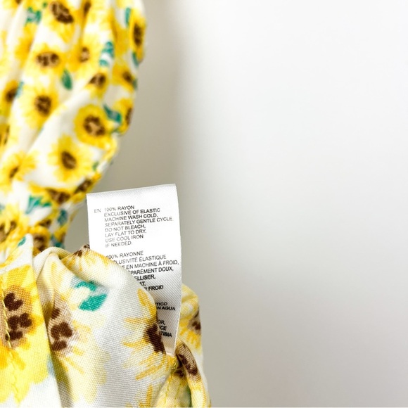 NWT Retrod Romper Yellow & White Sunflower Pattern - Picture 10 of 10